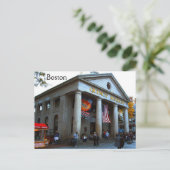 Boston Quincy Market Postkarte (Stehend Vorderseite)