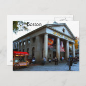 Boston Quincy Market Postkarte (Vorne/Hinten)