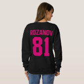 Boston Raiders Hockey Ilya Rozanov 81 Sweatshirt (Schwarz voll)