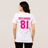 Boston Raiders Hockey Ilya Rozanov 81 Tri-Blend Shirt (Rückseite voll)