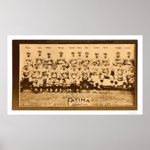Boston- Red Soxbaseball 1913 Poster