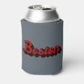 Boston Red und Black Dosenkühler (Kanne Rückseite)