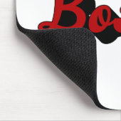 Boston Red und Black Mousepad (Ecke)