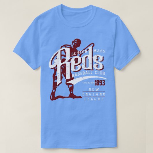 Boston Reds Baseball T-Shirt (Design vorne)