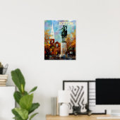 Boston-Reiseposter Poster (Heimbüro)