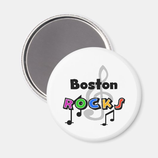 Boston Rocks Magnet (Vorderseite/Rückseite)