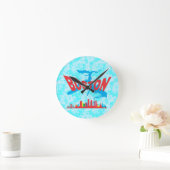 Boston Runde Wanduhr (Zuhause)