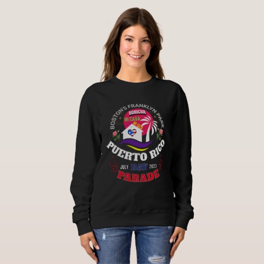 Boston s Puerto Rico Day Parade Sunday June 11 202 Sweatshirt (Vorne ganz)