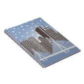 Boston-Schneeflocken Notizblock (Rechte Seite)