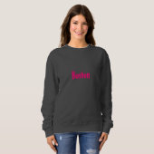 "Boston" schneewarmes Rosa - Hoodies & Sweatshirt (Vorne ganz)