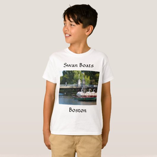 Boston-Schwan-Boots-T - Shirt (Vorne ganz)