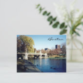 Boston-See Postkarte (Stehend Vorderseite)