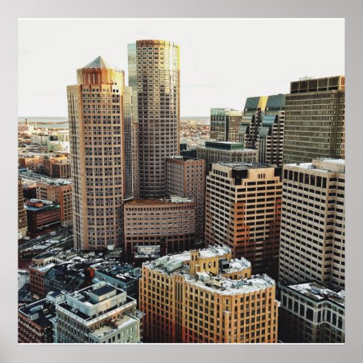 Boston-Sicht Poster (Vorne)