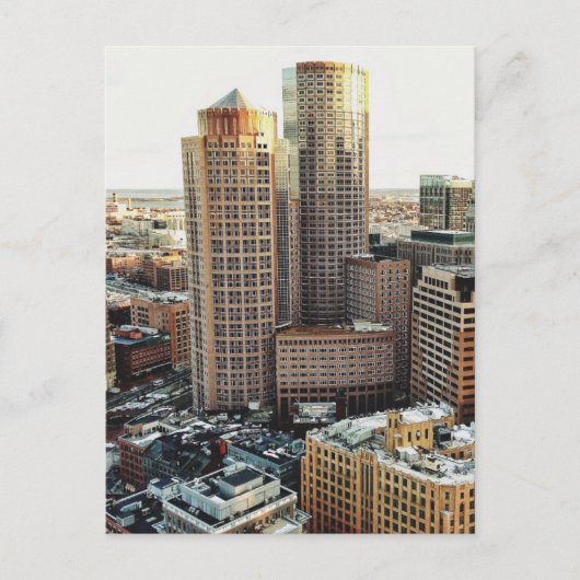 Boston-Sicht Postkarte (Vorderseite)