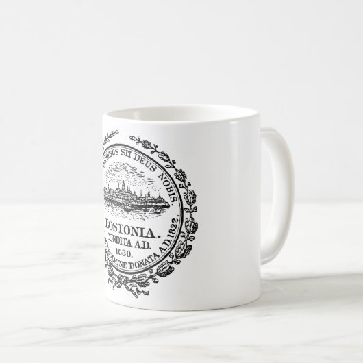 Boston-Siegel Kaffeetasse (VorderseiteRechts)