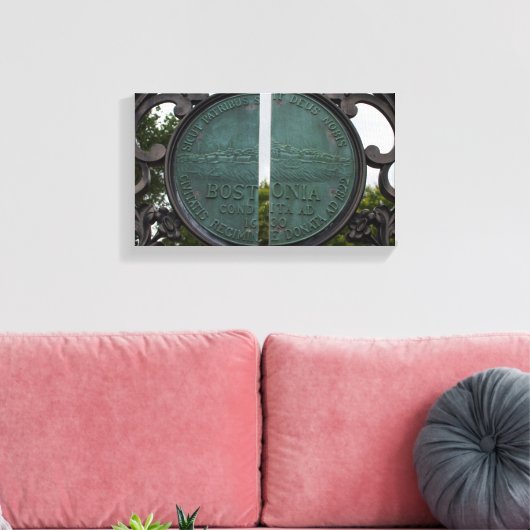 Boston-Siegel Leinwanddruck (Insitu (Wohnzimmer))