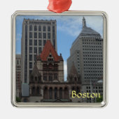 Boston Silbernes Ornament (Vorne)