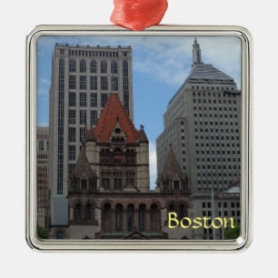 Boston Silbernes Ornament