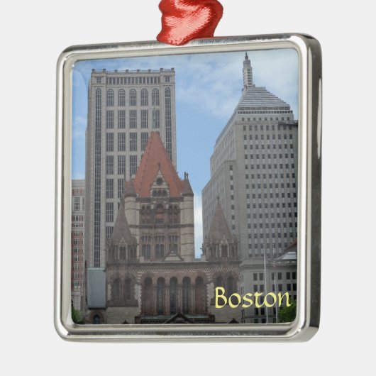 Boston Silbernes Ornament (Links)