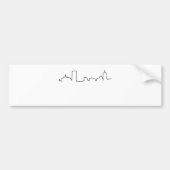 Boston - Skyline Autoaufkleber (Vorne)