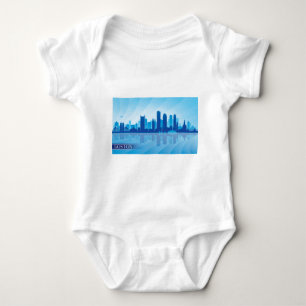 Boston Skyline Baby Strampler