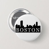 Boston-Skyline Button (Vorne & Hinten)