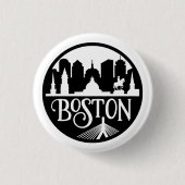 Boston Skyline Button (Vorderseite)