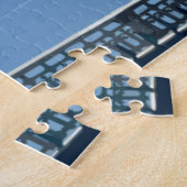 Boston Skyline Charles River Gemälde Puzzle (Seite)