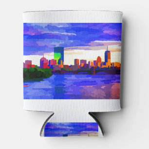 Boston Skyline Charles River Sunset Dosenkühler