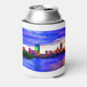 Boston Skyline Charles River Sunset Dosenkühler (Kanne Rückseite)