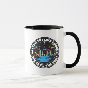 Boston Skyline Chorus Logo 11oz Tasse