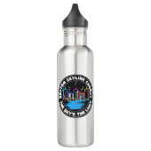 Boston Skyline Chorus Logo Wasserflasche Edelstahlflasche (Links)