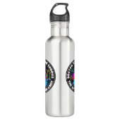 Boston Skyline Chorus Logo Wasserflasche Edelstahlflasche (Vorderseite)