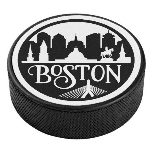 Boston Skyline Eishockey Puck (3/4)