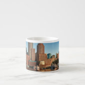 Boston-Skyline Espressotasse (Vorderseite)