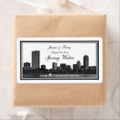 Boston Skyline Etwas Gerahmtes H #2 Wasserflasche (Insitu)