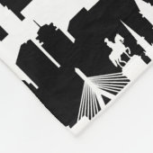 Boston Skyline Fleecedecke (Ecke)