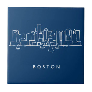 Boston-Skyline Fliese