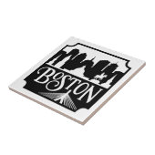 Boston Skyline Fliese (Seite)