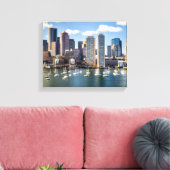 Boston skyline from waterfront leinwanddruck (Insitu (Wohnzimmer))