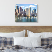 Boston skyline from waterfront leinwanddruck (Insitu (Schlafzimmer))