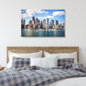 Boston skyline from waterfront leinwanddruck (Insitu (Schlafzimmer))