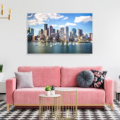 Boston skyline from waterfront leinwanddruck (Insitu (Wohnzimmer))
