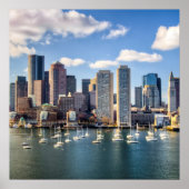Boston skyline from waterfront poster (Vorne)