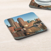 Boston-Skyline Getränkeuntersetzer (Linke Seite)