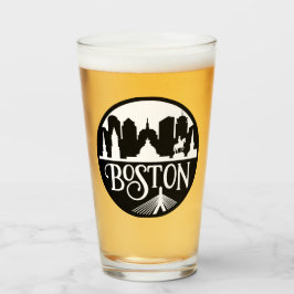 Boston Skyline Glas