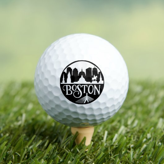 Boston Skyline Golfball (Insitu T-Shirt)