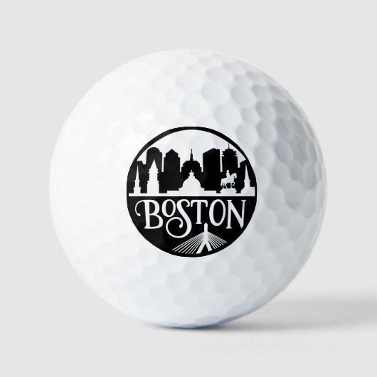 Boston Skyline Golfball (Vorderseite)