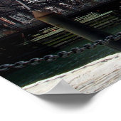 Boston Skyline in Summer Poster (Ecke)