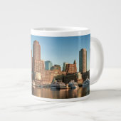 Boston-Skyline Jumbo-Tasse (Vorderseite Rechts)